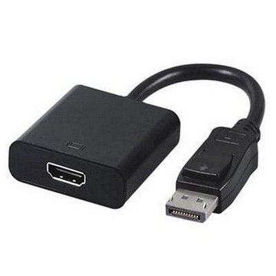 Adapter DP M to HDMI F Cablexpert "A-DPM-HDMIF-002" Black Display port male to HDMI fem 88038 фото