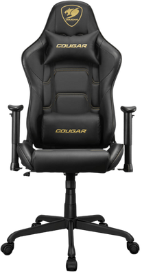 Gaming Chair Cougar ARMOR ELITE Royal Black/Gold, User max load up to 120kg / height 145-180cm 206739 фото