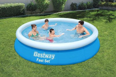Надувной бассейн Bestway Fast Set, 6050л, Синий/Белый, 57273 57273 фото