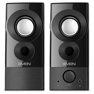 Speakers SVEN "357" Black, 6w, USB / DC 5V power 107570 фото