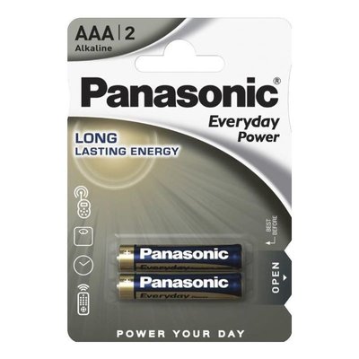 Panasonic "EVERYDAY Power" AAA Blister *2, Alkaline, LR03REE/2BR 69797 фото