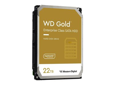 3.5" HDD 22.0TB-SATA-512MB Western Digital "Gold (WD221KRYZ)", Enterprise, CMR, 7200rpm, 2.5M (MTBF) 146972 фото