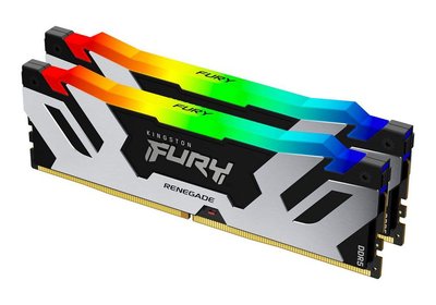 32GB DDR5-7200MHz Kingston FURY Renegade RGB (Kit of 2x16GB) (KF572C38RSAK2-32), CL38, 1.45V,Silver 148104 фото