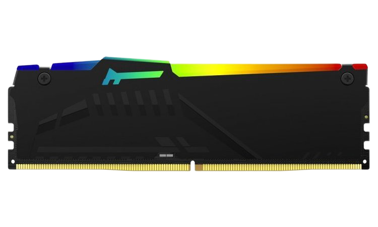 16GB DDR5-5200MHz Kingston FURY Beast RGB (KF552C40BBA-16), CL40-40-40, 1.25V, Intel XMP 3.0, Black 203798 фото