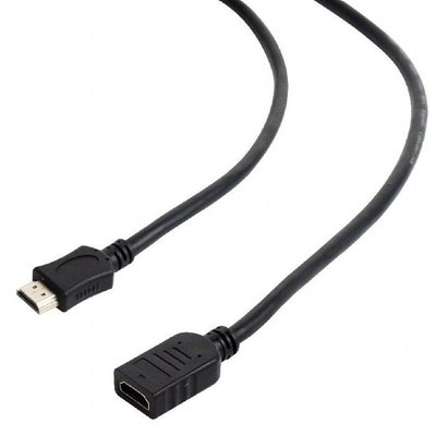 Cable HDMI male to HDMI female 3.0m Cablexpert male-female, V1.4, Black, CC-HDMI4X-10 74186 фото