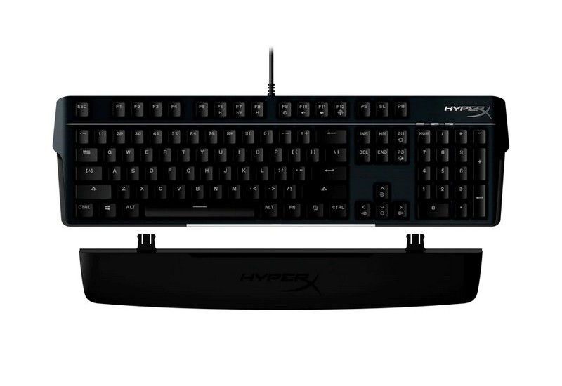 Gaming Keyboard HyperX Alloy MKW100, Mechanical, Aluminum Frame, Wrist rest, Red SW, RGB, USB 141573 фото