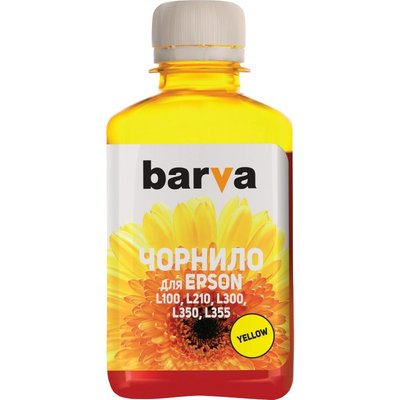 Ink Barva for Epson L100 yellow 180gr compatible 77207 фото