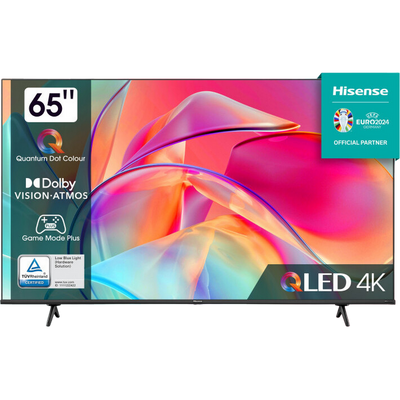 65" LED SMART TV Hisense 65E7KQ, QLED, 3840x2160, VIDAA OS, Black 210066 фото