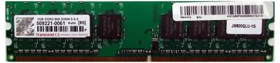 1GB DDR2 800MHz Transcend PC6400, CL5 31334 фото