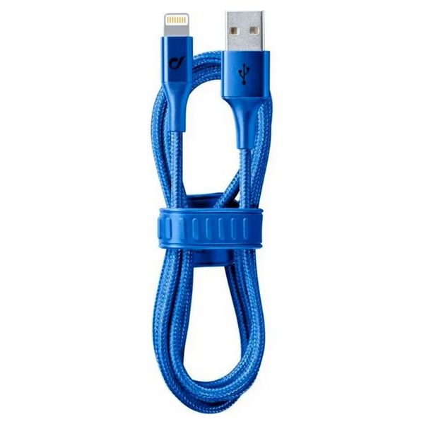 Lightning Cable Cellular, Strip MFI, 1M, Blue 137718 фото