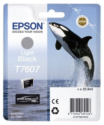 Ink Cartridge Epson T760 SC-P600 Light Black, C13T76074010 109702 фото