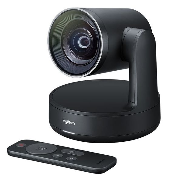 Conference Camera Logitech RALLY, 4K Ultra-HD, FoV 90, Autofocus, 15x HD zoom, up to 10 (46*) people 120774 фото