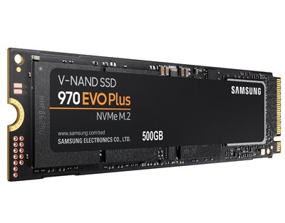 .M.2 NVMe SSD 500GB Samsung 970 EVO Plus [PCIe 3.0 x4, R/W:3500/3200MB/s, 480/550K IOPS, Phx, TLC] 92931 фото