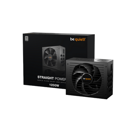 Power Supply ATX 1200W be quiet! STRAIGHT POWER 12, 80+ Gold, ATX 3.0, FB+LLC+SR+DC/DC, Full Modular 208107 фото