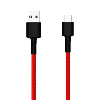 Type-C Cable Xiaomi, Braided, 1M, Red 134597 фото