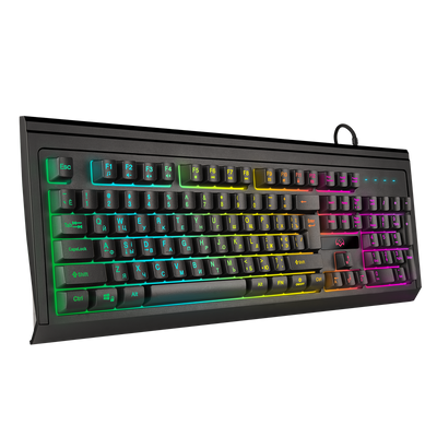 Gaming Keyboard SVEN KB-G8400, 12 Fn keys, Macro, RGB, Braided cable, 1.8m, Black, USB 209951 фото