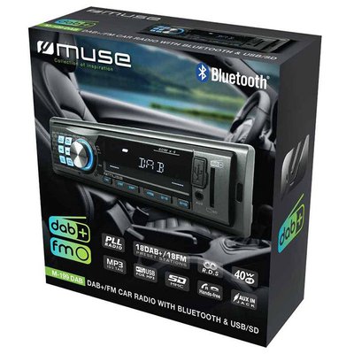 Car Media Receiver Bluetooth MUSE M-199 DAB, Bluetooth/CD/MP3/USB/SD 203334 фото