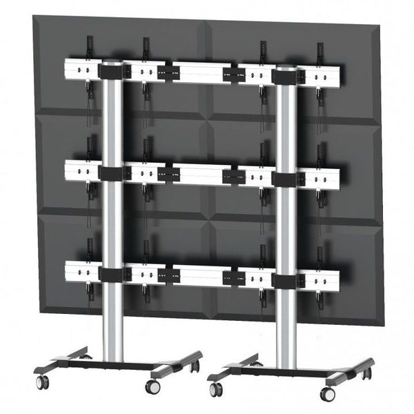 Mobile Stand for Displays Reflecta Video Wall TV Stand 55T; 45-55"; max. VESA 600x400; max 3x 50kg 111358 фото