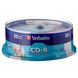 CD-R Printable 25*Cake, Verbatim, 700MB, 52x, AZO, Printable ID Brand 56974 фото 1