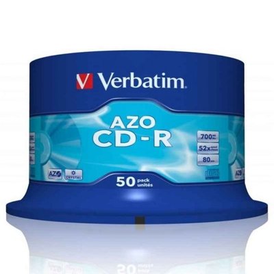 CD-R 50*Cake, Verbatim, 700MB, 52x, AZO 80028 фото