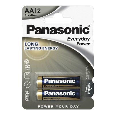 Panasonic "EVERYDAY Power" AA Blister *2, Alkaline, LR6REE/2BR 69799 фото