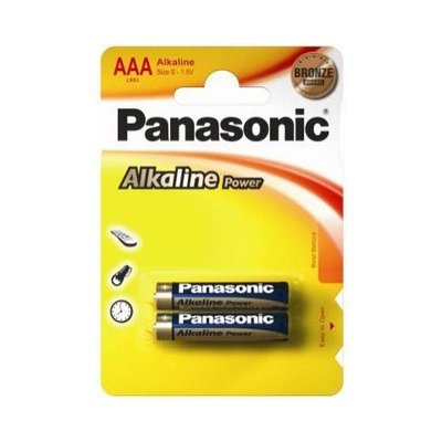Panasonic "ALKALINE Power" AAA Blister* 2, Alkaline, LR03REB/2BP 69831 фото
