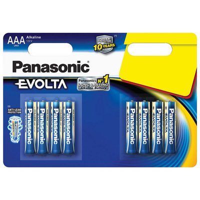 Panasonic "EVOLTA" AAA Blister *8, Alkaline, LR03EGE/8B2F 73757 фото