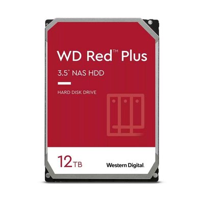 3.5" HDD 12.0TB-SATA-256MB Western Digital "Red Plus (WD120EFBX)", NAS, CMR 128123 фото
