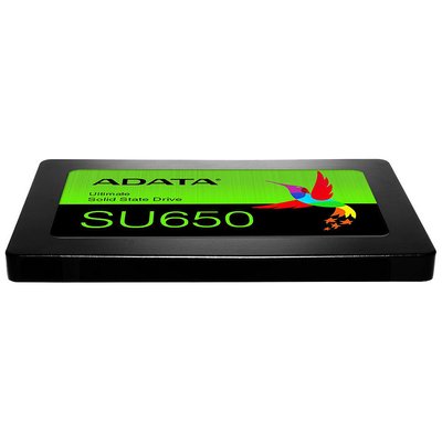 2.5" SATA SSD 256GB ADATA Ultimate SU650 [R/W:520/450MB/s, 40K/75K IOPS, MK/SMI, 3D-NAND TLC] 130107 фото