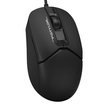 Mouse A4Tech FM12S Silent, Optical, 1000 dpi, 3 buttons, Ambidextrous, 4-Way Wheel, Black, USB 120438 фото