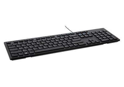 Keyboard Dell KB216, Multimedia, Fn Keys, Quiet keys, Spill resistant, Black, Russian, USB 117367 фото