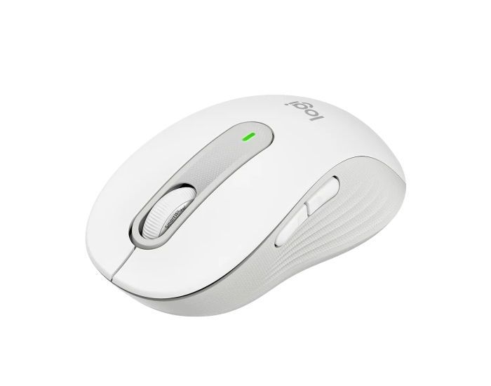 Wireless Mouse Logitech M650 Signature, Optical, 400-4000 dpi, 5 buttons, 1xAA, 2.4GHz/BT, White 142384 фото
