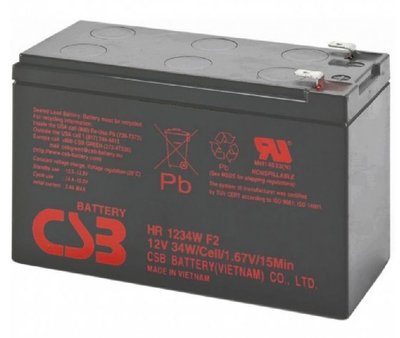 Baterie UPS 12V/ 9AH CSB HR 1234 107324 фото