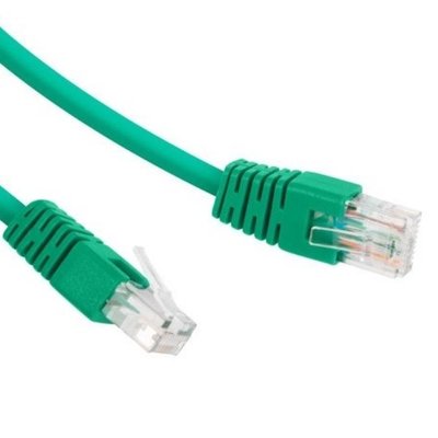0.5m, Patch Cord Green, PP12-0.5M/G, Cat.5E, Cablexpert, molded strain relief 50u" plugs 25366 фото