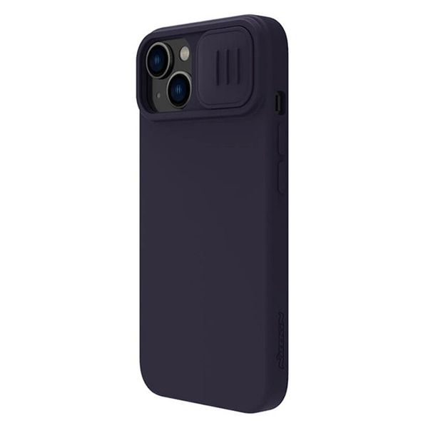 Nillkin Apple iPhone 14, CamShield Silky Silicone Case, Dark Purple 149434 фото