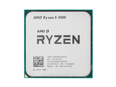 CPU AMD Ryzen 5 4500 (3.6-4.1GHz, 6C/12T, L2 3MB, L3 8MB, 7nm, 65W), Socket AM4, Tray 146337 фото