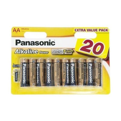 Panasonic "ALKALINE Power" AA, Blister*20, Alkaline, LR6REB/20BW 69865 фото