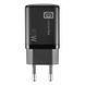 Wall Charger GAN Cellularline, 2 Ports, PD + USB, 45W, Black 145680 фото 3