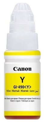 Ink Cartridge Canon GI-490, yellow 75315 фото