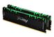 16GB DDR4-4266MHz Kingston FURY Renegade RGB (Kit of 2x8GB) (KF442C19RBAK2/16), CL19, 1.4V, Black 201370 фото 1