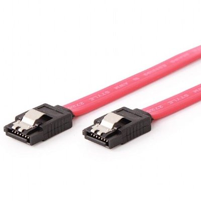 Cable Serial ATA III 50 cm data cable, metal clips, Cablexpert CC-SATAM-DATA 86201 фото