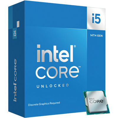 CPU Intel Core i5-14600KF 2.6-5.3GHz (6P+8E/20T, 20MB,S1700,10nm, No Integ. Graphics, 125W) Tray 209952 фото