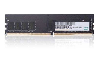 16GB DDR4- 3200MHz Apacer PC25600, CL22, 288pin DIMM 1.2V 136585 фото