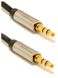 Cable 3.5mm jack - 3.5mm jack, 0.75m, 3pin, Cablexpert, Gold connectors, CCAP-444-0.75M 84410 фото 1