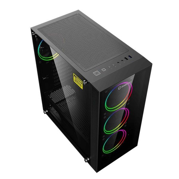 Case ATX GAMEMAX Draco XD, w/o PSU, 4x120mm ARGB fans. ARGB HUB, TG, Dust Filter, USB 3.1, Black 115869 фото