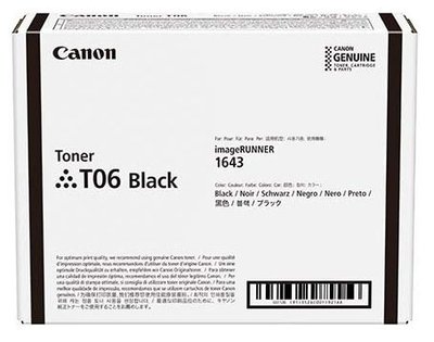 Toner Cartridge Canon T06 Black for iR 1643i/1643iF 108045 фото
