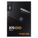 2.5" SATA SSD 2.0TB Samsung 870 EVO "MZ-77E2T0BW" [R/W:560/530MB/s, 98K IOPS, MGX, V-NAND 3bit MLC] 124285 фото 5