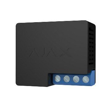 Ajax Wireless Smart Power Relay "WallSwitch", Black, Energy Monitoring, up to 3 kW 143055 фото
