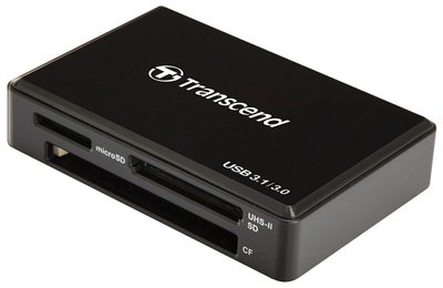 Card Reader Transcend "TS-RDF9" Black, USB3.1 (All-in-1) 91836 фото