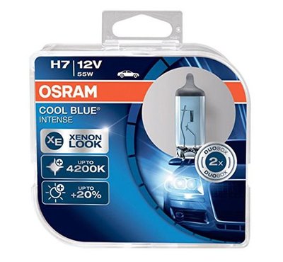 OSRAM H7 COOL BLUE INTENSE 4200K 12V 55W PX26D ID999MARKET_6590737 фото